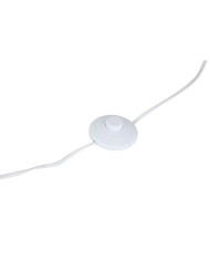 Lampada da Terra Home ESPRIT Azzurro Bianco Metallo 220 V 40 x 28 x 171 cm