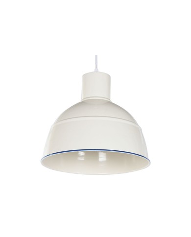 Lampadario Home ESPRIT Azzurro Bianco Metallo 50 W 32,5 x 32,5 x 30 cm