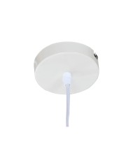 Lampadario Home ESPRIT Azzurro Bianco Metallo 50 W 32,5 x 32,5 x 30 cm Lampadario Home ESPRIT Azzurro Bianco Metallo 50 W 32,5 x 32,5 x 30 cm