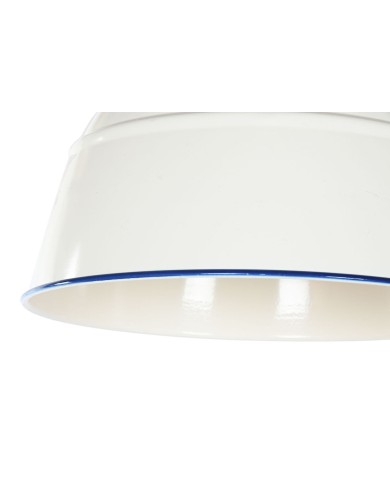 Lampadario Home ESPRIT Azzurro Bianco Metallo 50 W 32,5 x 32,5 x 30 cm