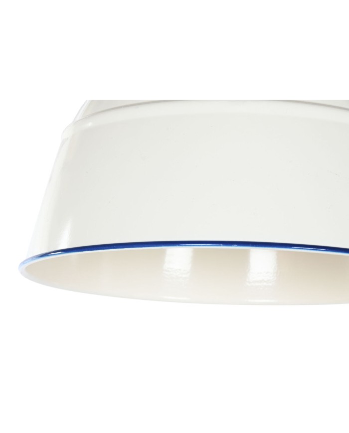 Lampadario Home ESPRIT Azzurro Bianco Metallo 50 W 32,5 x 32,5 x 30 cm Lampadario Home ESPRIT Azzurro Bianco Metallo 50 W 32,5 x 32,5 x 30 cm