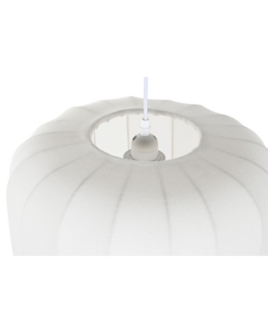 Lampadario Home ESPRIT Bianco Metallo 50 W 45 x 45 x 24 cm