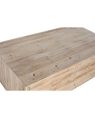Tavolino da Caffè Home ESPRIT Naturale Legno di abete Legno MDF 130 x 70 x 46 cm