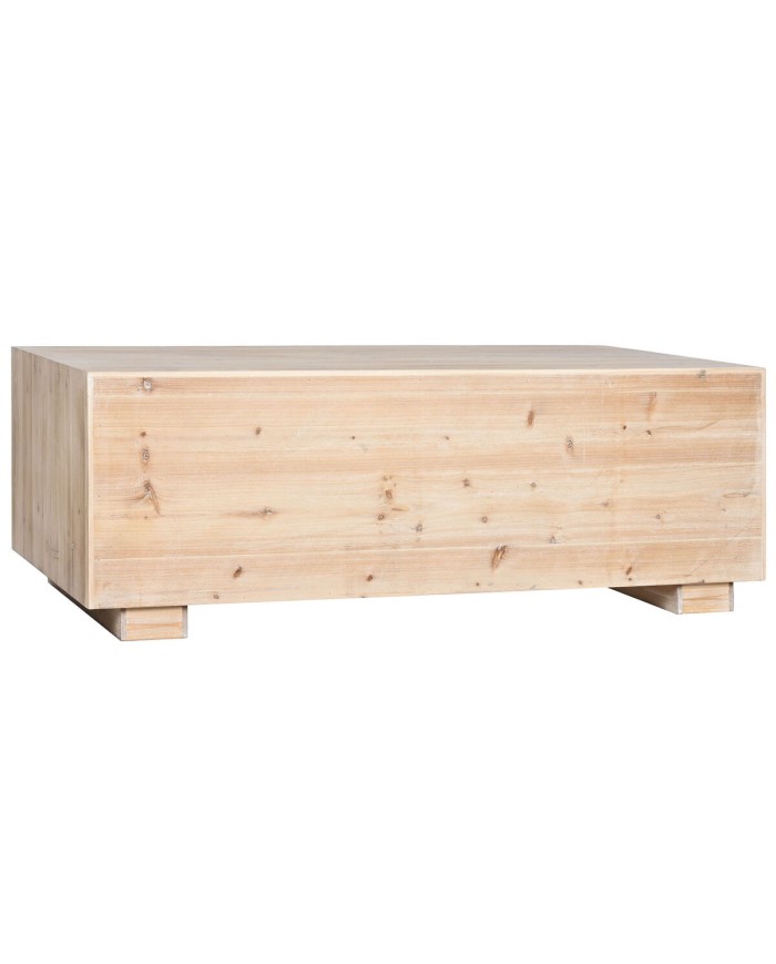 Tavolino da Caffè Home ESPRIT Naturale Legno di abete Legno MDF 130 x 70 x 46 cm