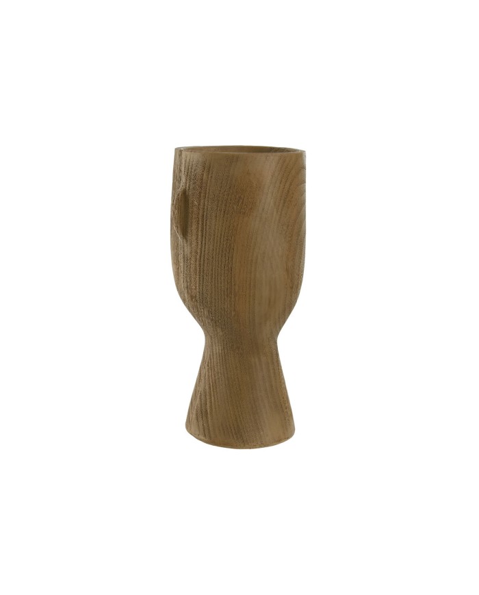 Vaso Home ESPRIT Marrone Resina Viso 15 x 15 x 31 cm Vaso Home ESPRIT Marrone Resina Viso 15 x 15 x 31 cm