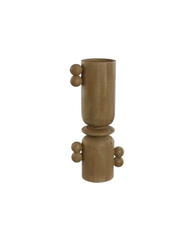 Candelabro Home ESPRIT Marrone Resina Legno 15 x 9,5 x 35 cm