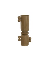 Candelabro Home ESPRIT Marrone Resina Legno 15 x 9,5 x 35 cm Candelabro Home ESPRIT Marrone Resina Legno 15 x 9,5 x 35 cm