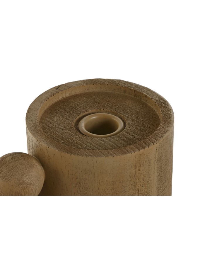 Candelabro Home ESPRIT Marrone Resina Legno 15 x 9,5 x 35 cm Candelabro Home ESPRIT Marrone Resina Legno 15 x 9,5 x 35 cm