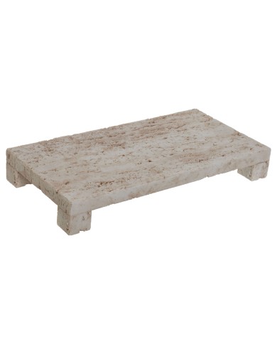 Centrotavola Home ESPRIT Beige Città 34 x 17 x 4 cm Centrotavola Home ESPRIT Beige Città 34 x 17 x 4 cm