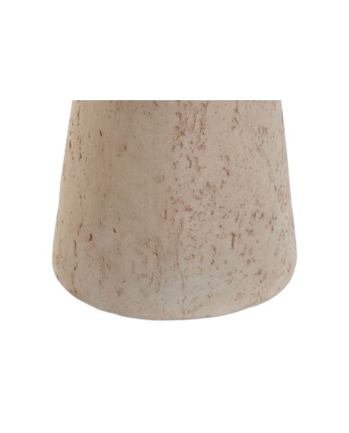 Candelabro Home ESPRIT Beige Resina Marmo 10 x 10 x 25 cm