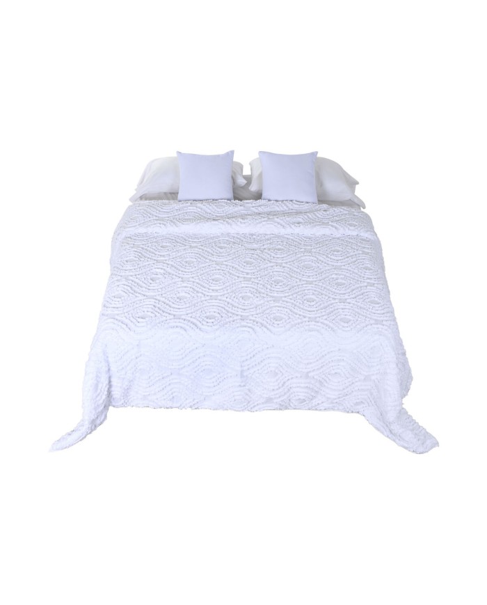 Trapunta Home ESPRIT Bianco 240 x 260 cm Trapunta Home ESPRIT Bianco 240 x 260 cm