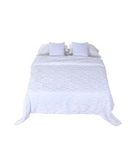 Trapunta Home ESPRIT Bianco 180 x 260 cm Trapunta Home ESPRIT Bianco 180 x 260 cm