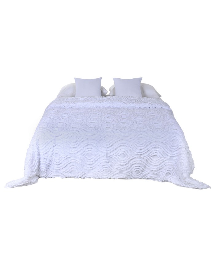 Trapunta Home ESPRIT Bianco 240 x 260 cm Trapunta Home ESPRIT Bianco 240 x 260 cm