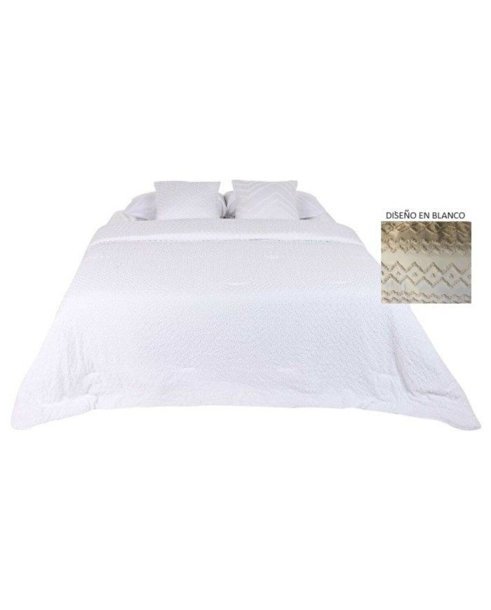 Trapunta Home ESPRIT Bianco 180 x 260 cm