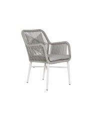 Poltrona da giardino Home ESPRIT Grigio 90 x 87 x 65 cm