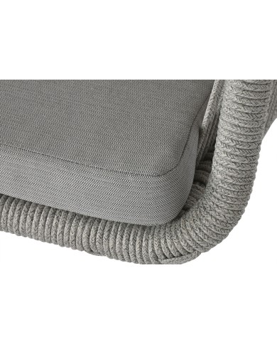 Poltrona da giardino Home ESPRIT Bianco Grigio Alluminio rattan sintetico 57 x 63 x 84 cm Poltrona da giardino Home ESPRIT Bianco Grigio Alluminio rattan sintetico 57 x 63 x 84 cm