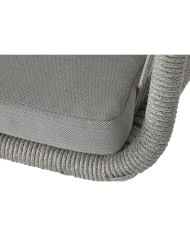 Poltrona da giardino Home ESPRIT Bianco Grigio Alluminio rattan sintetico 57 x 63 x 84 cm Poltrona da giardino Home ESPRIT Bianco Grigio Alluminio rattan sintetico 57 x 63 x 84 cm