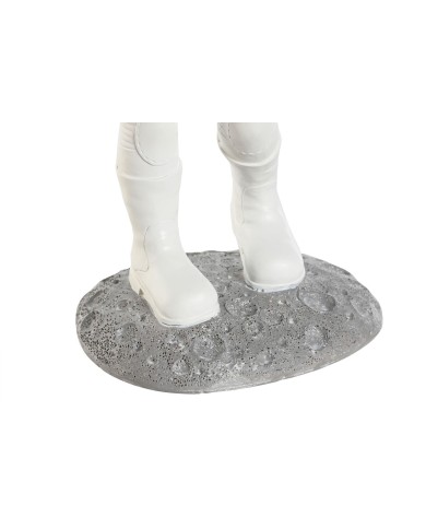 Statua Decorativa Home ESPRIT Azzurro Bianco Rosso Donna Astronauta 16 x 12 x 41 cm (2 Unità)