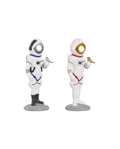 Statua Decorativa Home ESPRIT Azzurro Bianco Rosso Argentato Donna Astronauta 10 x 11 x 29 cm (2 Unità) Statua Decorativa Home ESPRIT Azzurro Bianco Rosso Argentato Donna Astronauta 10 x 11 x 29 cm (2 Unità)