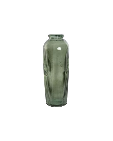 Vaso Home ESPRIT Verde Vetro riciclato 30 x 30 x 72 cm Vaso Home ESPRIT Verde Vetro riciclato 30 x 30 x 72 cm