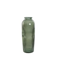 Vaso Home ESPRIT Verde Vetro riciclato 30 x 30 x 59 cm Vaso Home ESPRIT Verde Vetro riciclato 30 x 30 x 59 cm