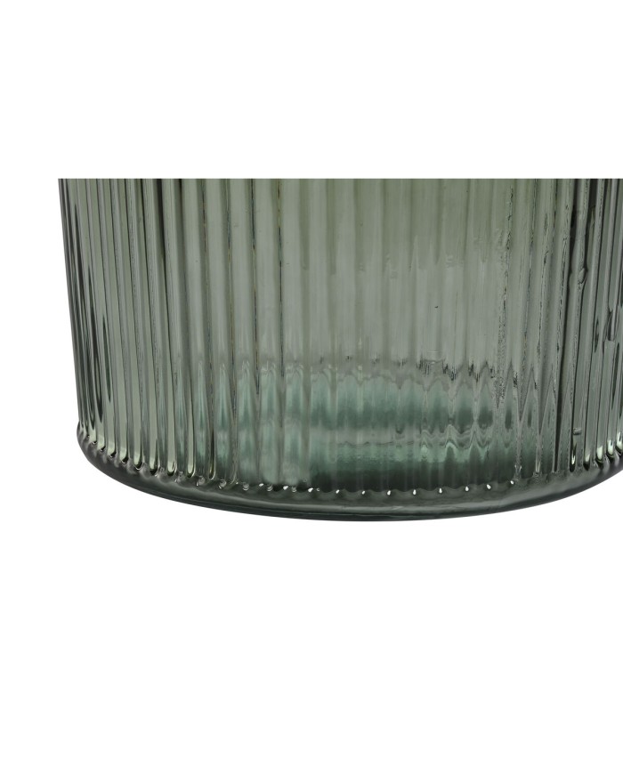 Vaso Home ESPRIT Verde Vetro riciclato 30 x 30 x 72 cm Vaso Home ESPRIT Verde Vetro riciclato 30 x 30 x 72 cm