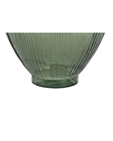 Vaso Home ESPRIT Verde Vetro riciclato 30 x 30 x 59 cm Vaso Home ESPRIT Verde Vetro riciclato 30 x 30 x 59 cm