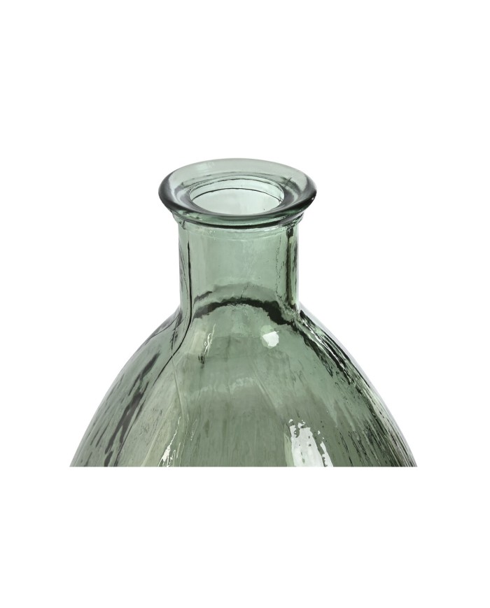 Vaso Home ESPRIT Verde Vetro riciclato 30 x 30 x 59 cm Vaso Home ESPRIT Verde Vetro riciclato 30 x 30 x 59 cm