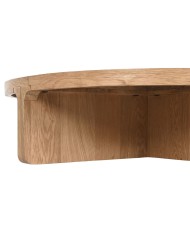 Tavolino da Caffè Home ESPRIT Naturale legno di rovere 121 x 121 x 32 cm