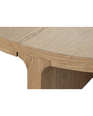 Tavolino da Caffè Home ESPRIT Naturale legno di rovere 121 x 121 x 32 cm