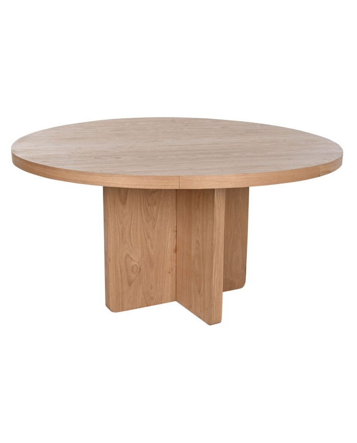 Tavolo da Pranzo Home ESPRIT Naturale legno di rovere 152 x 152 x 78 cm