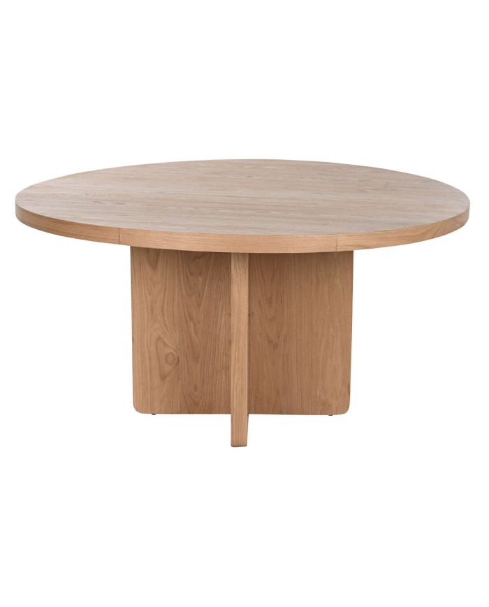 Tavolo da Pranzo Home ESPRIT Naturale legno di rovere 152 x 152 x 78 cm