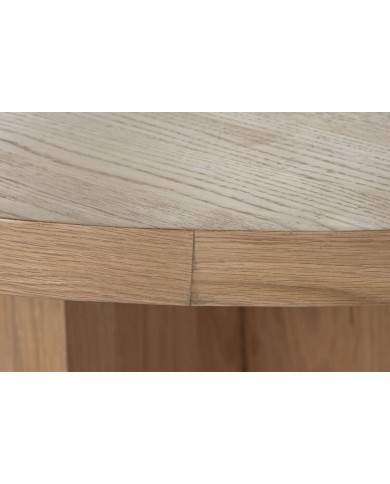 Tavolo da Pranzo Home ESPRIT Naturale legno di rovere 152 x 152 x 78 cm