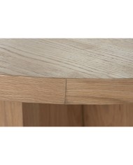 Tavolo da Pranzo Home ESPRIT Naturale legno di rovere 152 x 152 x 78 cm