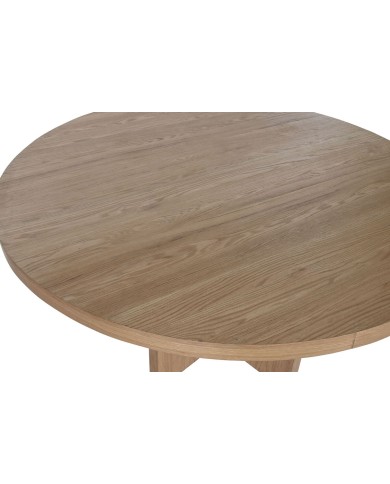 Tavolo da Pranzo Home ESPRIT Naturale legno di rovere 152 x 152 x 78 cm