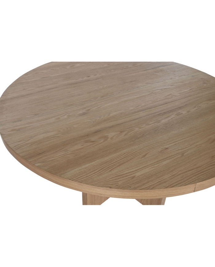 Tavolo da Pranzo Home ESPRIT Naturale legno di rovere 152 x 152 x 78 cm