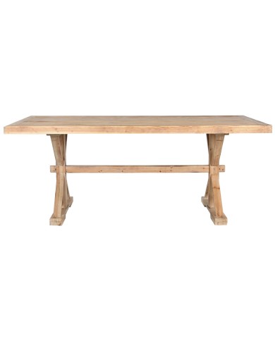 Tavolo da Pranzo Home ESPRIT Naturale Legno 200 x 100 x 80 cm Tavolo da Pranzo Home ESPRIT Naturale Legno 200 x 100 x 80 cm