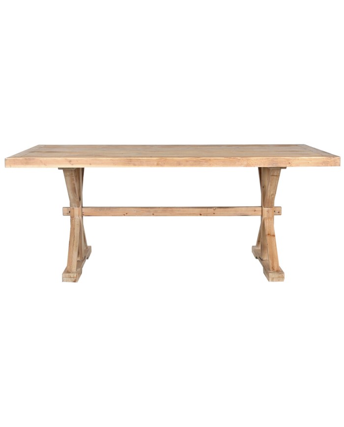 Tavolo da Pranzo Home ESPRIT Naturale Legno 200 x 100 x 80 cm