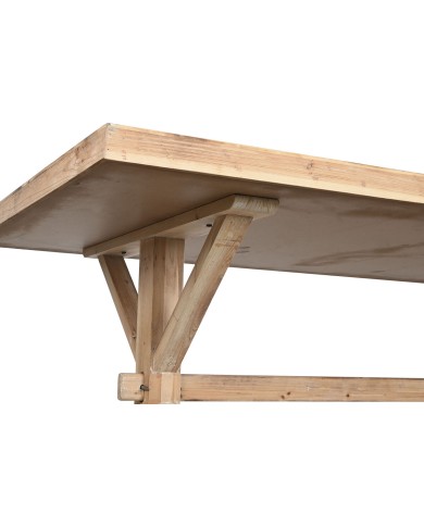 Tavolo da Pranzo Home ESPRIT Naturale Legno 200 x 100 x 80 cm