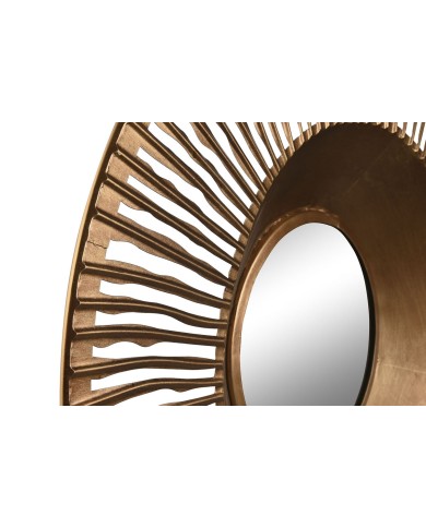 Specchio da parete Home ESPRIT Rame 70 x 8,5 x 70 cm