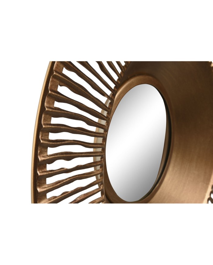 Specchio da parete Home ESPRIT Rame 50 x 6,5 x 50 cm