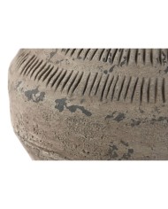 Vaso Home ESPRIT Nero Beige Metallo Magnesio 28 x 28 x 47 cm Vaso Home ESPRIT Nero Beige Metallo Magnesio 28 x 28 x 47 cm