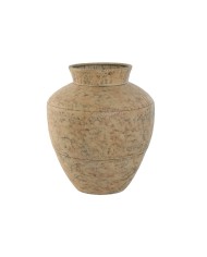 Vaso Home ESPRIT Trasparente Naturale Legno Cristallo 21 x 21 x 42 cm Vaso Home ESPRIT Trasparente Naturale Legno Cristallo 21 x 21 x 42 cm