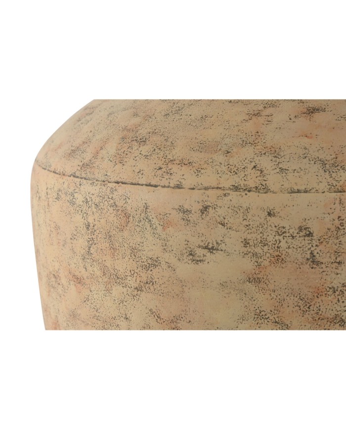 Vaso Home ESPRIT Beige Metallo 33 x 33 x 37 cm Vaso Home ESPRIT Beige Metallo 33 x 33 x 37 cm