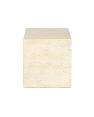 Tavolino Aggiuntivo Home ESPRIT Beige Magnesio 40 x 40 x 40 cm