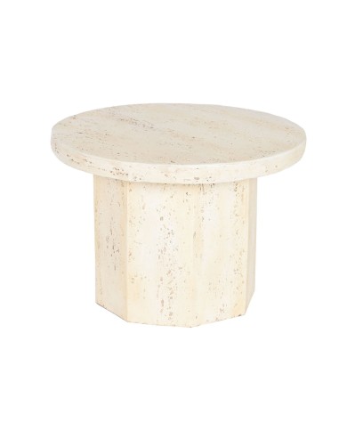 Tavolino Aggiuntivo Home ESPRIT Beige Magnesio 60 x 60 x 41,9 cm