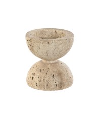 Portacandele Home ESPRIT Argentato Metallo 38 x 16 x 38,5 cm 38 x 16 x 39 cm (2 Unità)