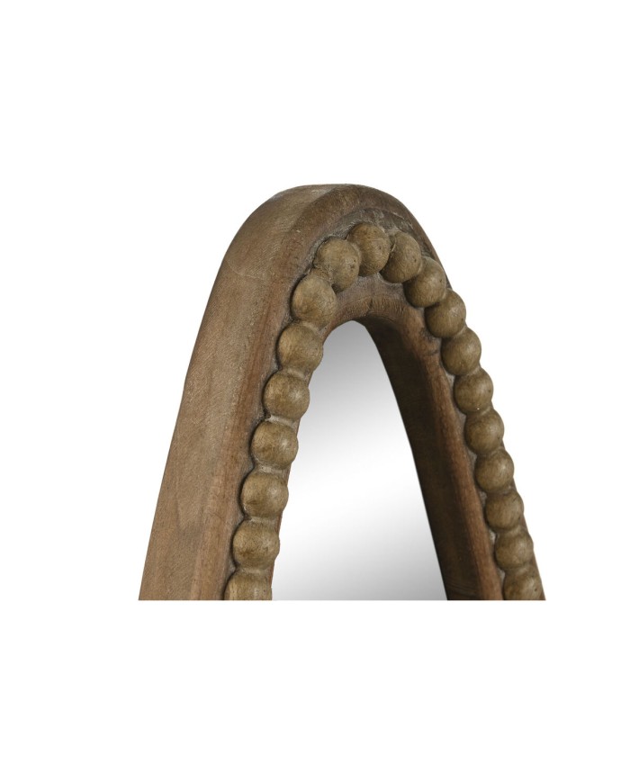 Specchio da parete Home ESPRIT Marrone Coloniale Palle 24 x 4 x 35 cm