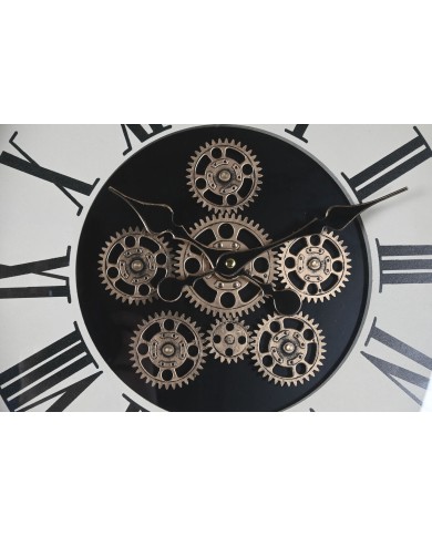 Orologio Home ESPRIT Cristallo Legno di abete 61 x 55 x 183 cm