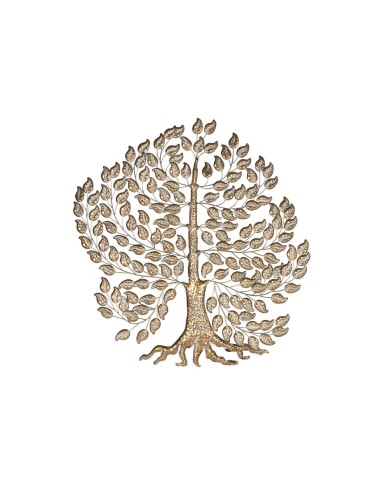 Decorazione da Parete Home ESPRIT Dorato Albero Cottage 120 x 1,5 x 121 cm Decorazione da Parete Home ESPRIT Dorato Albero Cottage 120 x 1,5 x 121 cm